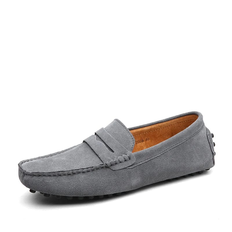 Slip-on casual in camoscio
