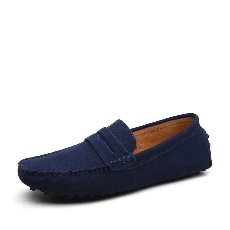 Slip-on casual in camoscio