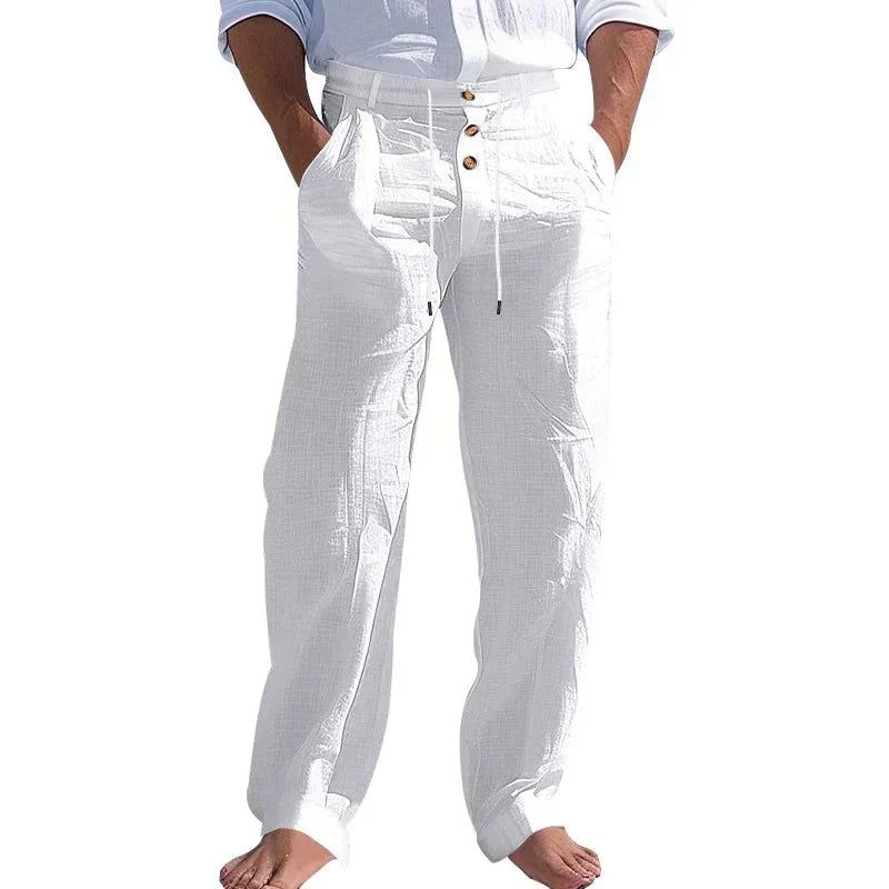 Pantaloni leggeri in lino
