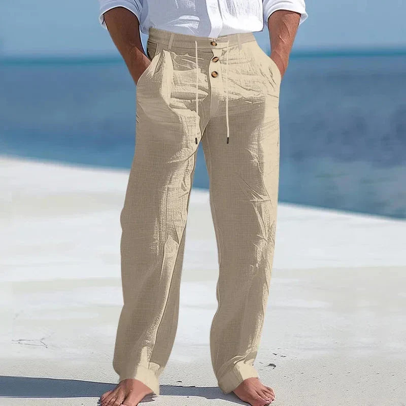 Pantaloni leggeri in lino