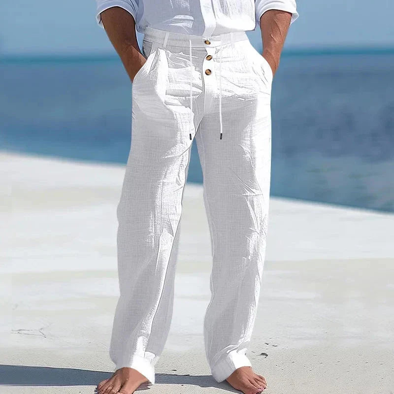 Pantaloni leggeri in lino