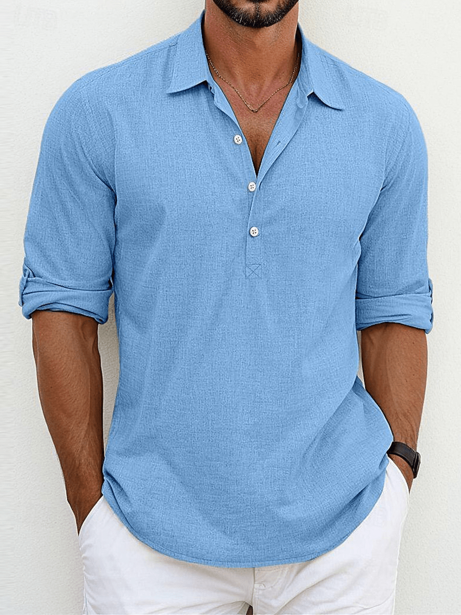 Camicia di lino raffinata