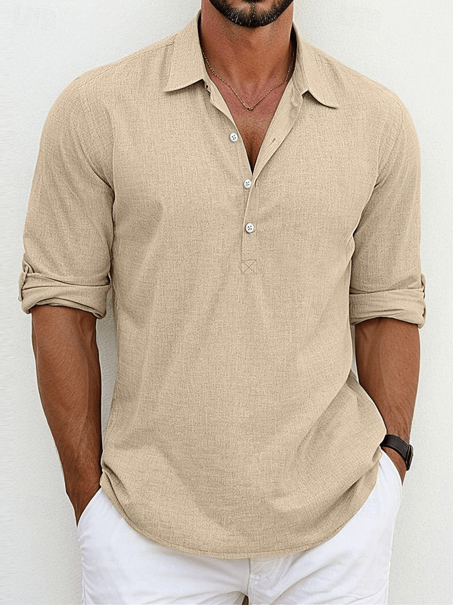 Camicia di lino raffinata