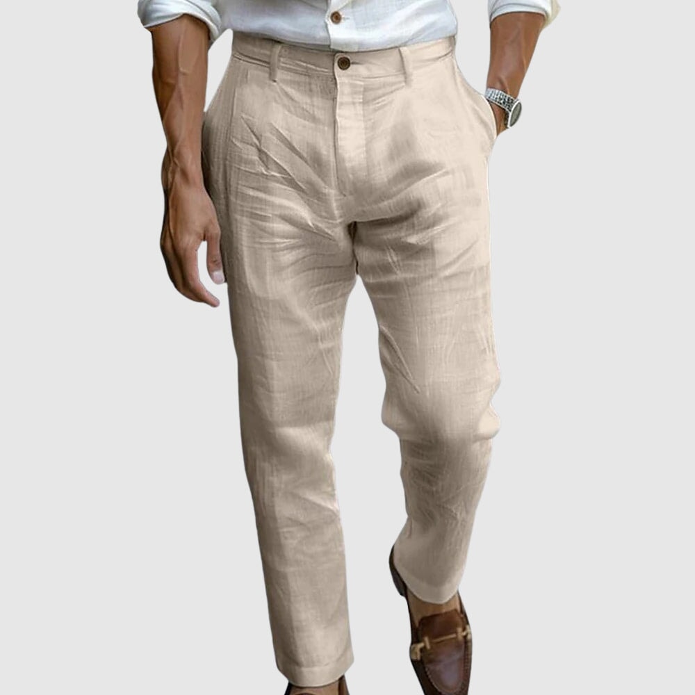 Pantaloni eleganti in lino Sylt
