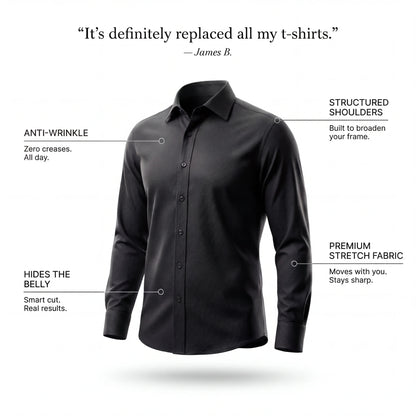TrueFords Liscia | Camicia senza stiro