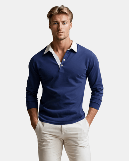 Pullover in maglia stile polo