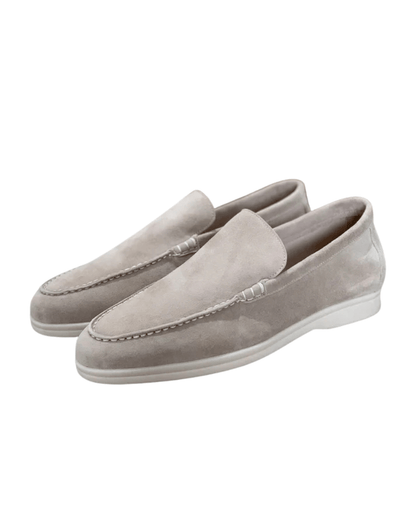 Loafer eleganti in pelle scamosciata