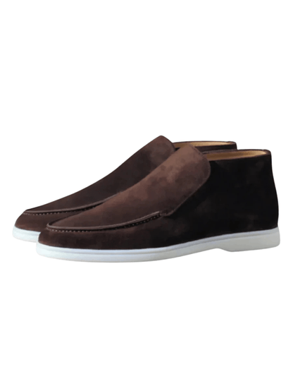 Sneaker alte in pelle