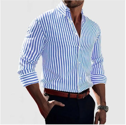 Camicia a righe raffinata
