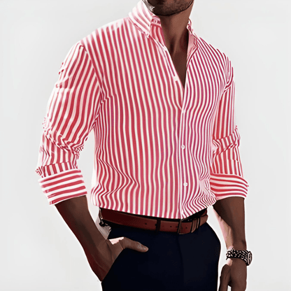 Camicia a righe raffinata