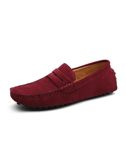 Slip-on casual in camoscio