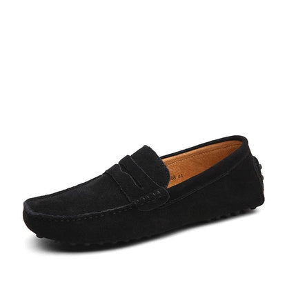Slip-on casual in camoscio