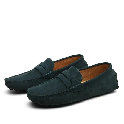 Slip-on casual in camoscio