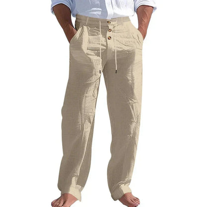 Pantaloni leggeri in lino