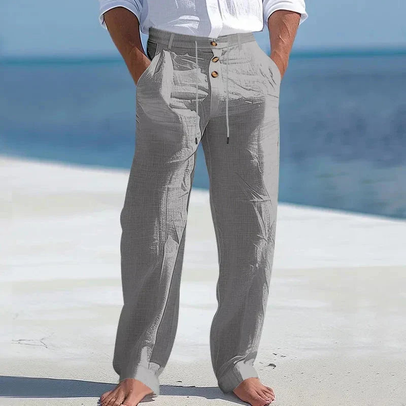 Pantaloni leggeri in lino