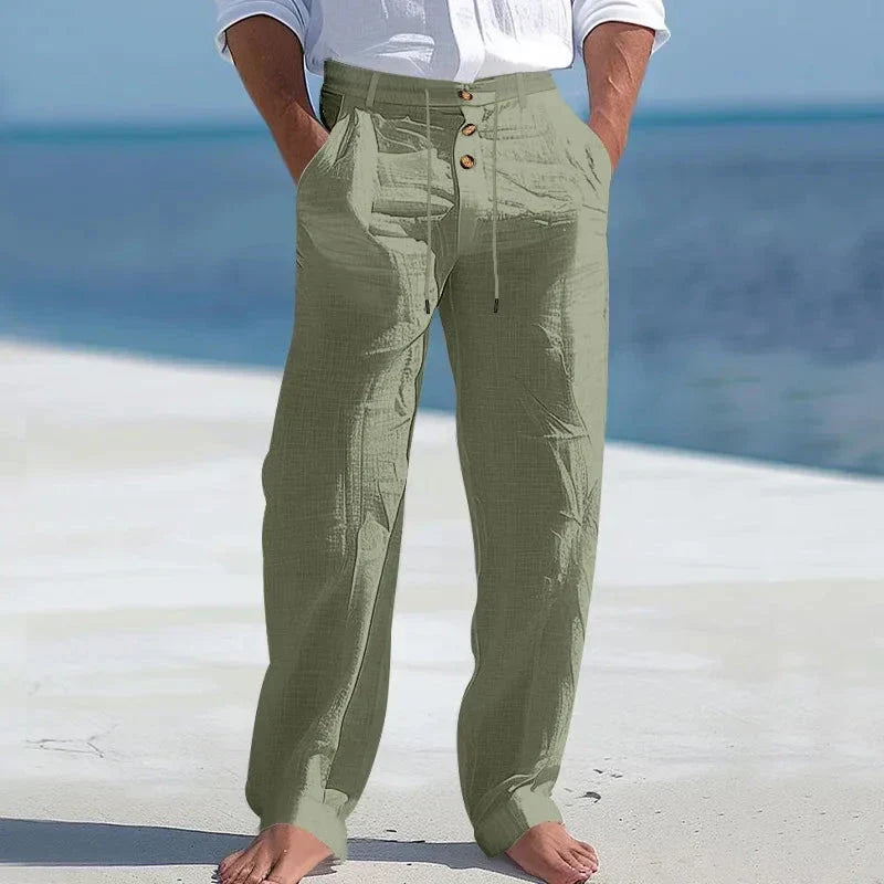 Pantaloni leggeri in lino
