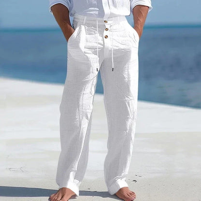 Pantaloni leggeri in lino