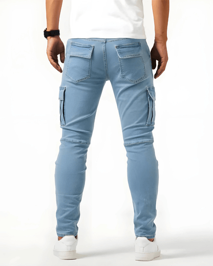 Pantaloni cargo elasticizzati
