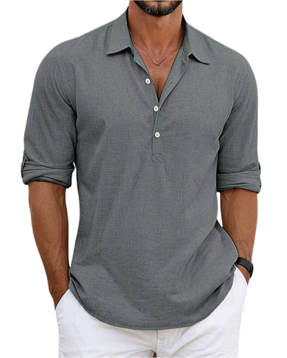 Camicia di lino raffinata