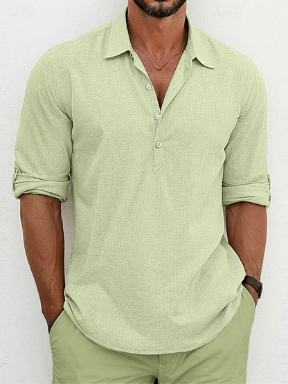 Camicia di lino raffinata