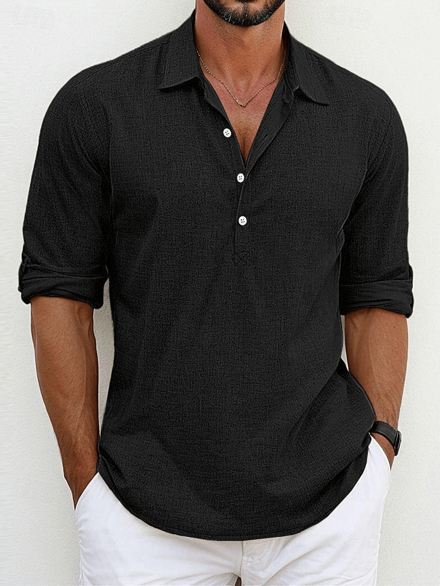 Camicia di lino raffinata