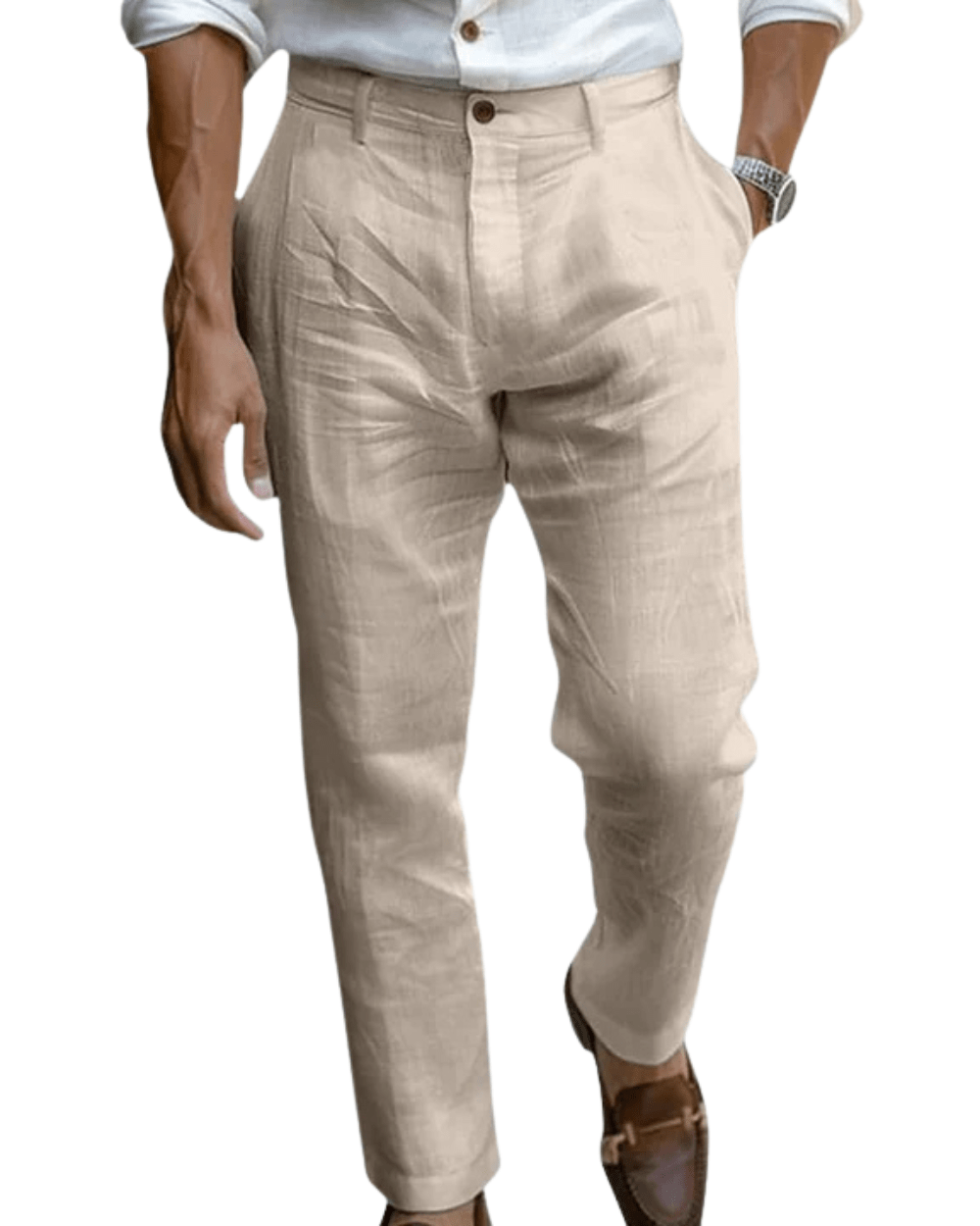 Pantaloni eleganti in lino Sylt