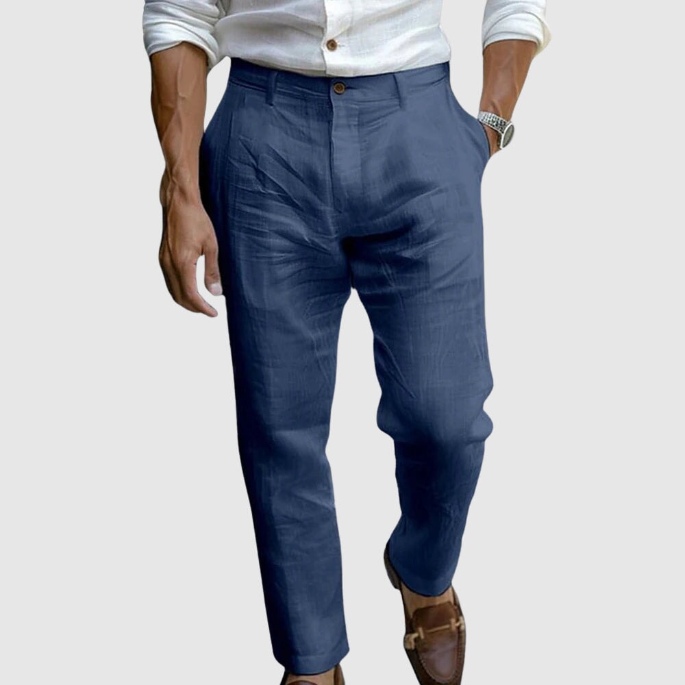 Pantaloni eleganti in lino Sylt