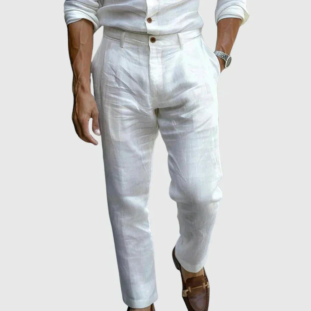 Pantaloni eleganti in lino Sylt